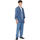Maison Margiela Blue Denim Pyjama Shirt Jacket