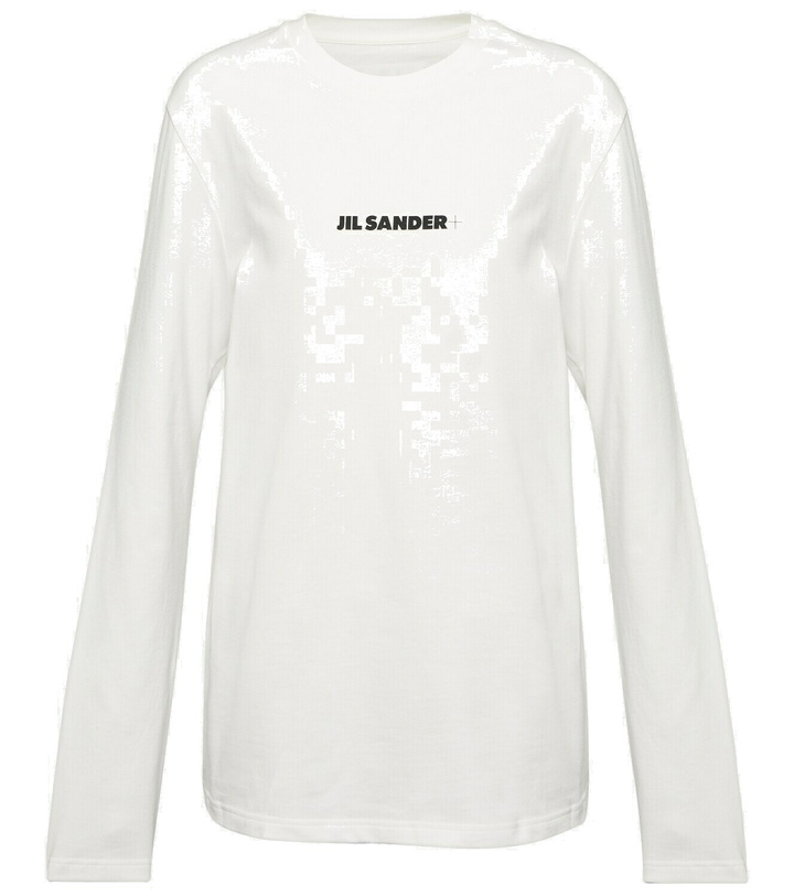 Photo: Jil Sander Logo cotton sweatshirt