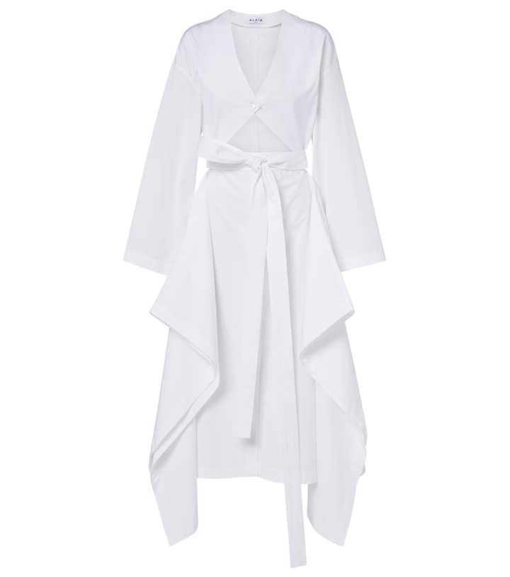 Alaa Off-shoulder jersey midi dress ALAA