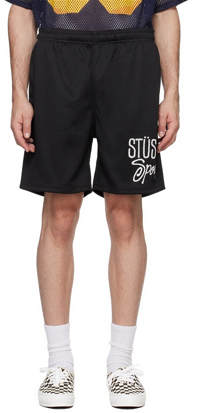 Photo: Stüssy Black 'Sport' Shorts