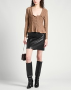 Manila Grace Womens Cardigan Camel