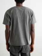 mfpen - New Garment-Dyed Brushed Organic Cotton-Jersey T-Shirt - Gray