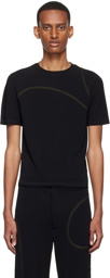 Eckhaus Latta Black Viscose T-Shirt