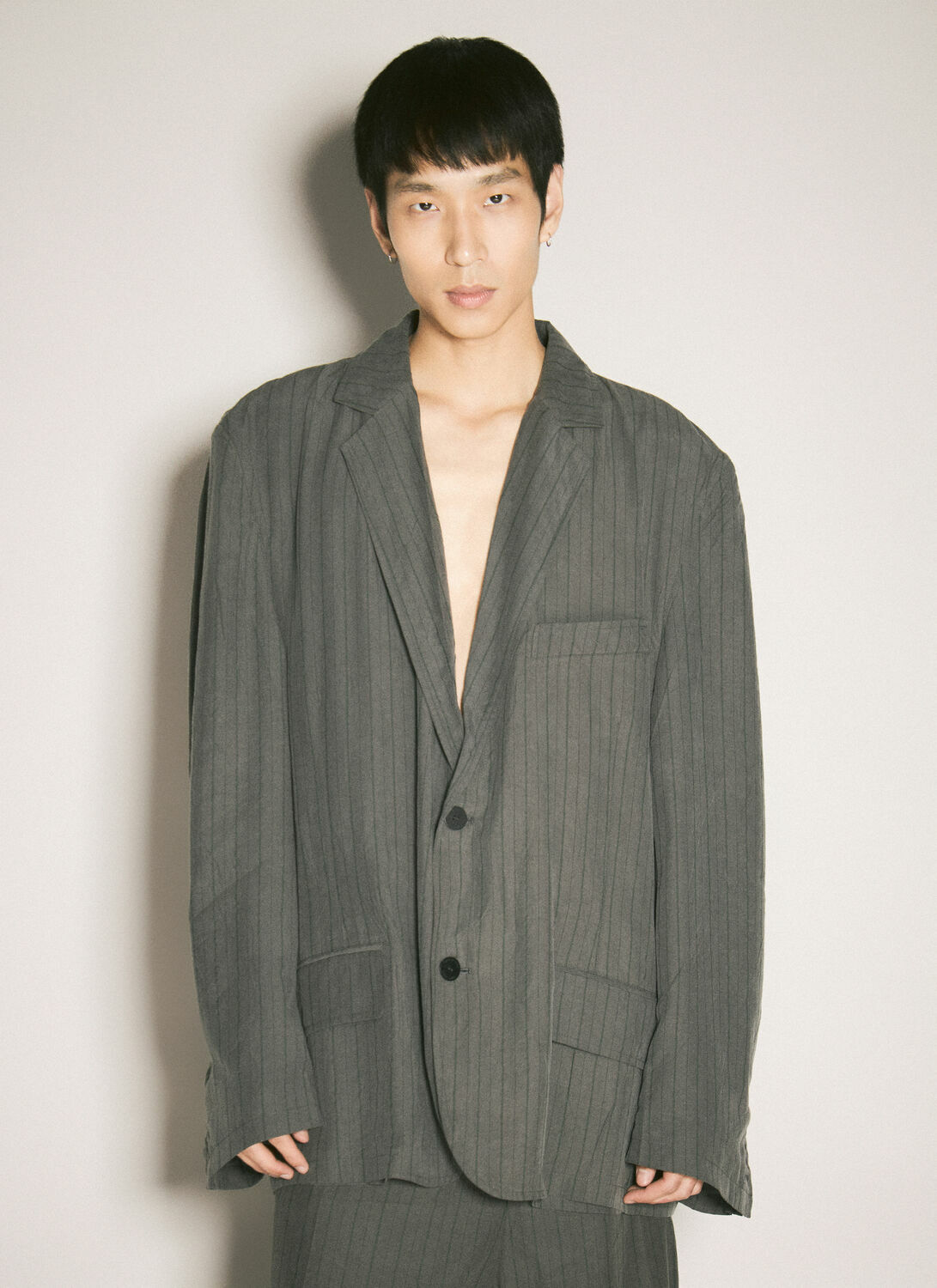 Balenciaga Pinstriped Tailored Blazer Balenciaga