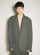 Balenciaga Pinstriped Tailored Blazer