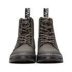 Dr. Martens Grey Combs II Fur-Lined Boots