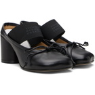 MM6 Maison Margiela Black Anatomic Numeric Heels