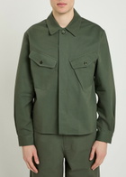 Kenzo Cotton-twill Overshirt Khaki