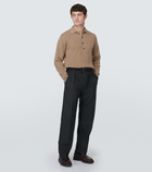 Loro Piana Reinga wool and cashmere slim pants