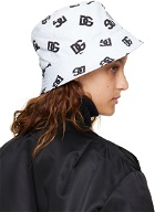 Dolce & Gabbana Black & White DG Bucket Hat