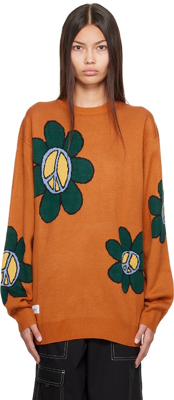 Photo: Butter Goods Orange Flowers Sweater