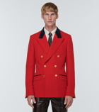 Gucci - Wool and linen herringbone jacket