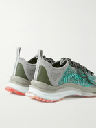 GUCCI - Run Rubber-Trimmed Mesh Sneakers - Gray