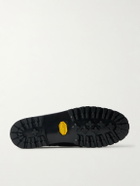 VINNY's - Aztec Leather Boat Shoes - Black