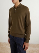A.P.C. - Wool Polo Shirt - Green