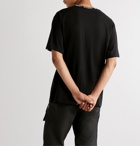 WTAPS - Logo-Jacquard Cotton-Jersey T-Shirt - Black