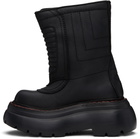 R13 Black Chunky Racing Boots