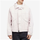 Stone Island Men's Marina Raw Linen Jacket in Pink