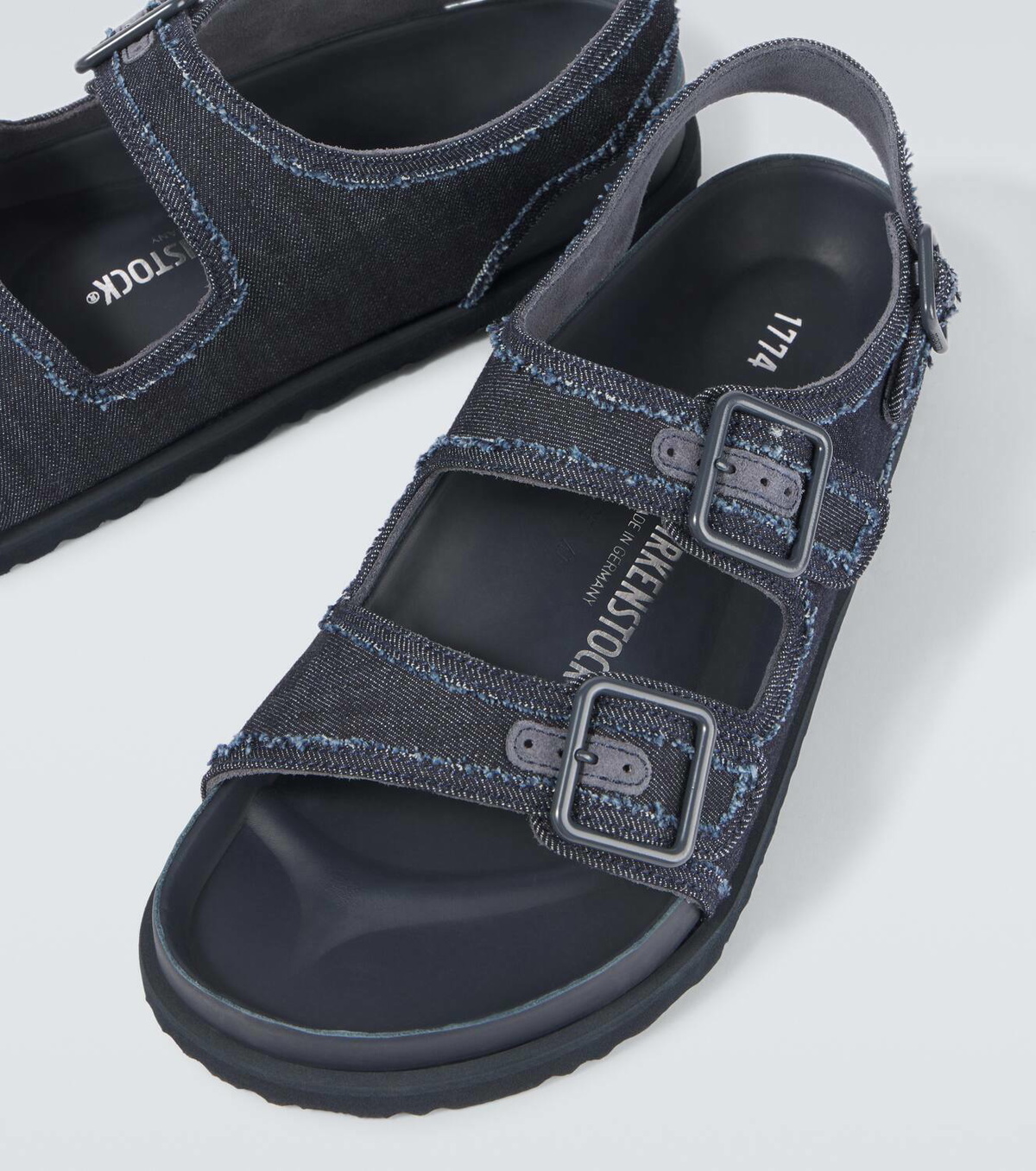 Birkenstock 1774 Milano denim sandals Birkenstock 1774