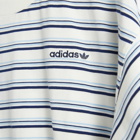 Adidas 80s Striped T-Shirt in Off White