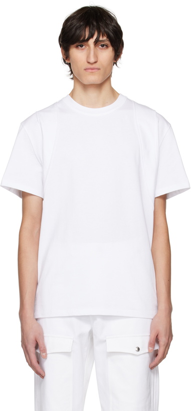 Photo: Alexander McQueen White Harness T-Shirt