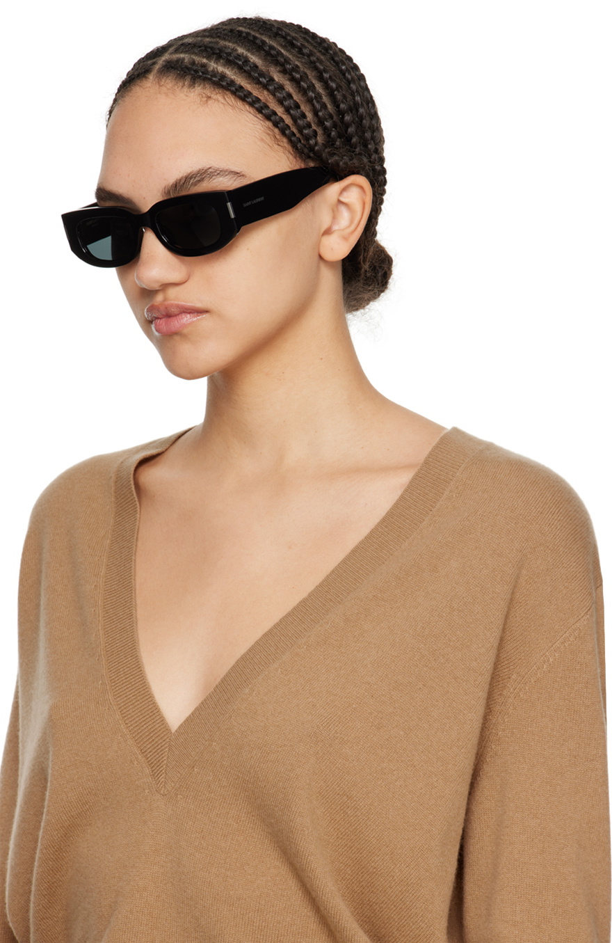 SAINT LAURENT サングラス　SL697 NEW SAINT LAURENT SL697 001 UNISEX BLACK SUNGLASSES SAINT