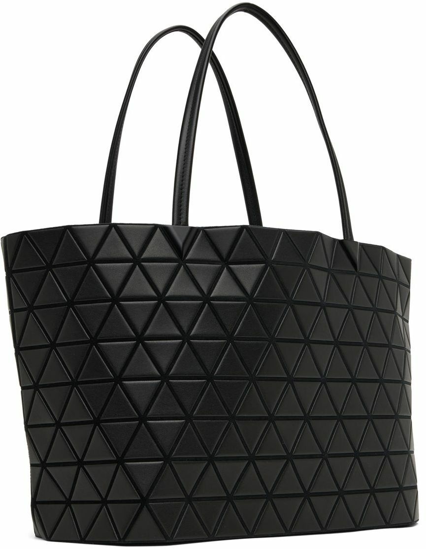 Bao Bao Issey Miyake Black Matte Bateau Tote Bao Bao Issey Miyake