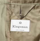 Kingsman - Green Slim-Fit Cotton-Twill Suit Jacket - Neutrals