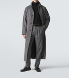 Saman Amel Belted wool overcoat