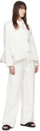 Cecilie Bahnsen White Virginia Trousers
