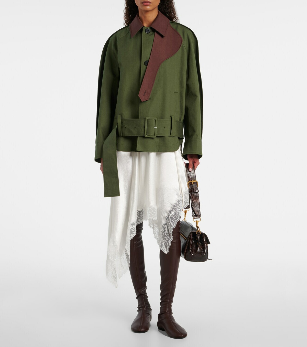 Proenza Schouler Tee Stretch leather over-the-knee boots