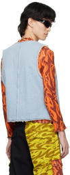 ERL Blue Levi's Edition Denim Vest