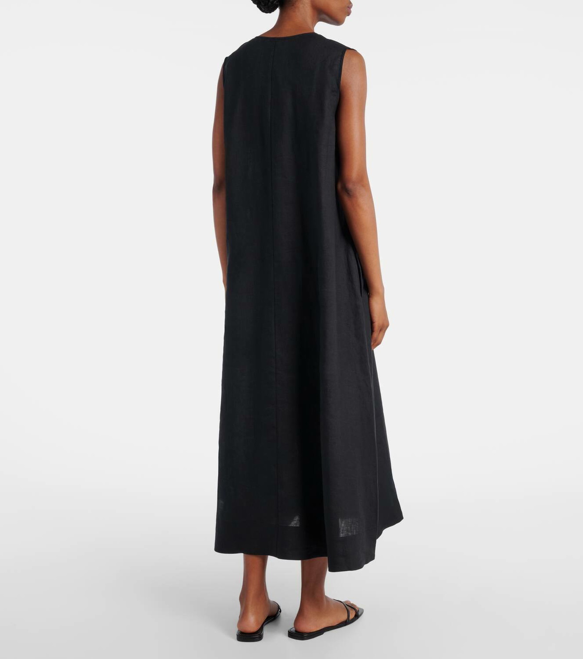 Asceno Nisha linen midi dress