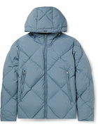 Herno - Quilted Shell Hooded Down Jacket - Blue