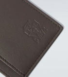Brunello Cucinelli Debossed leather card holder