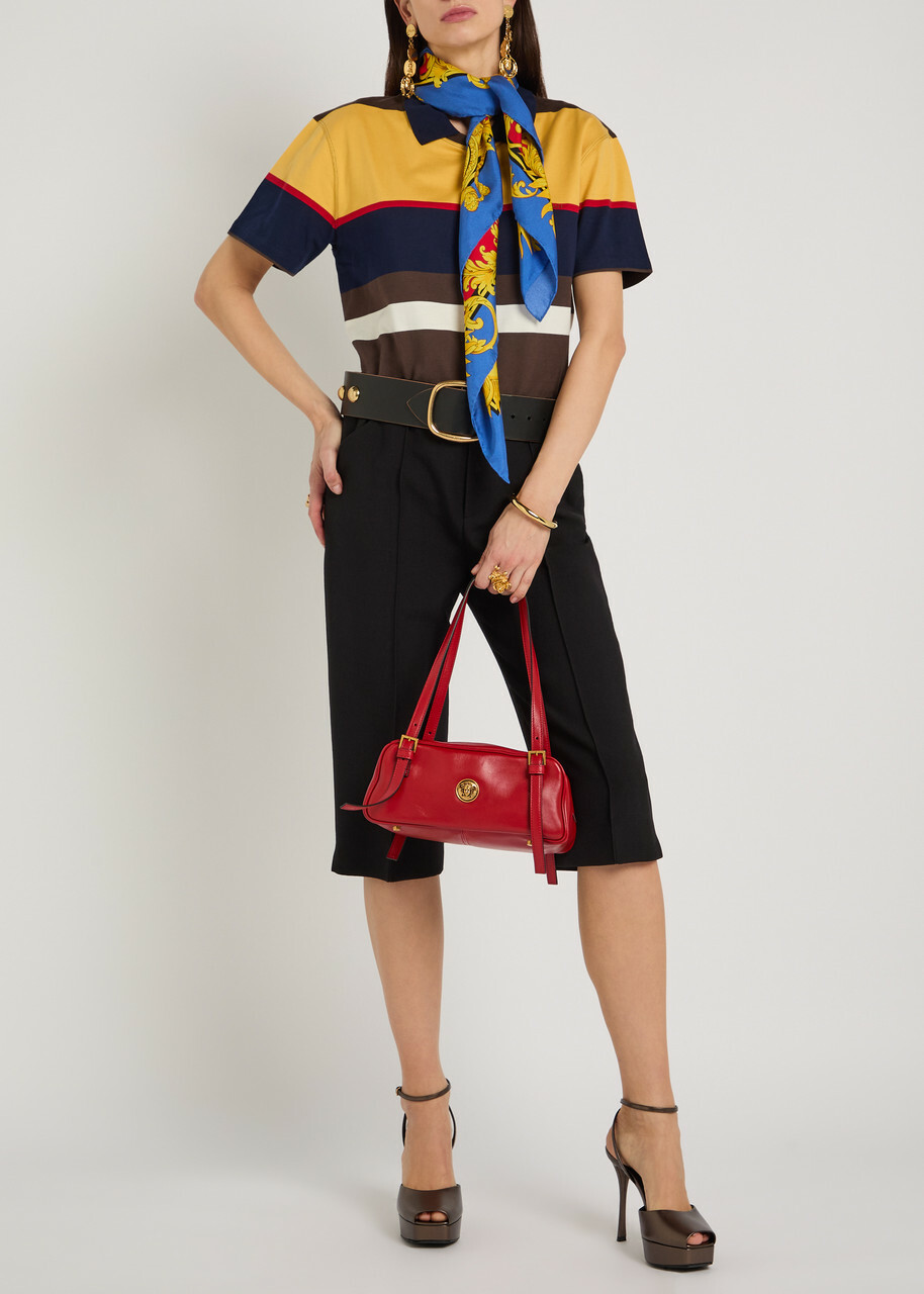 Versace Small Leather Shoulder bag - Red - One Size