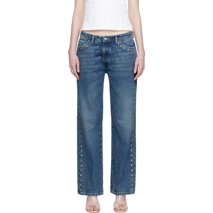 Photo: Paloma Wool Blue Crowd Jeans