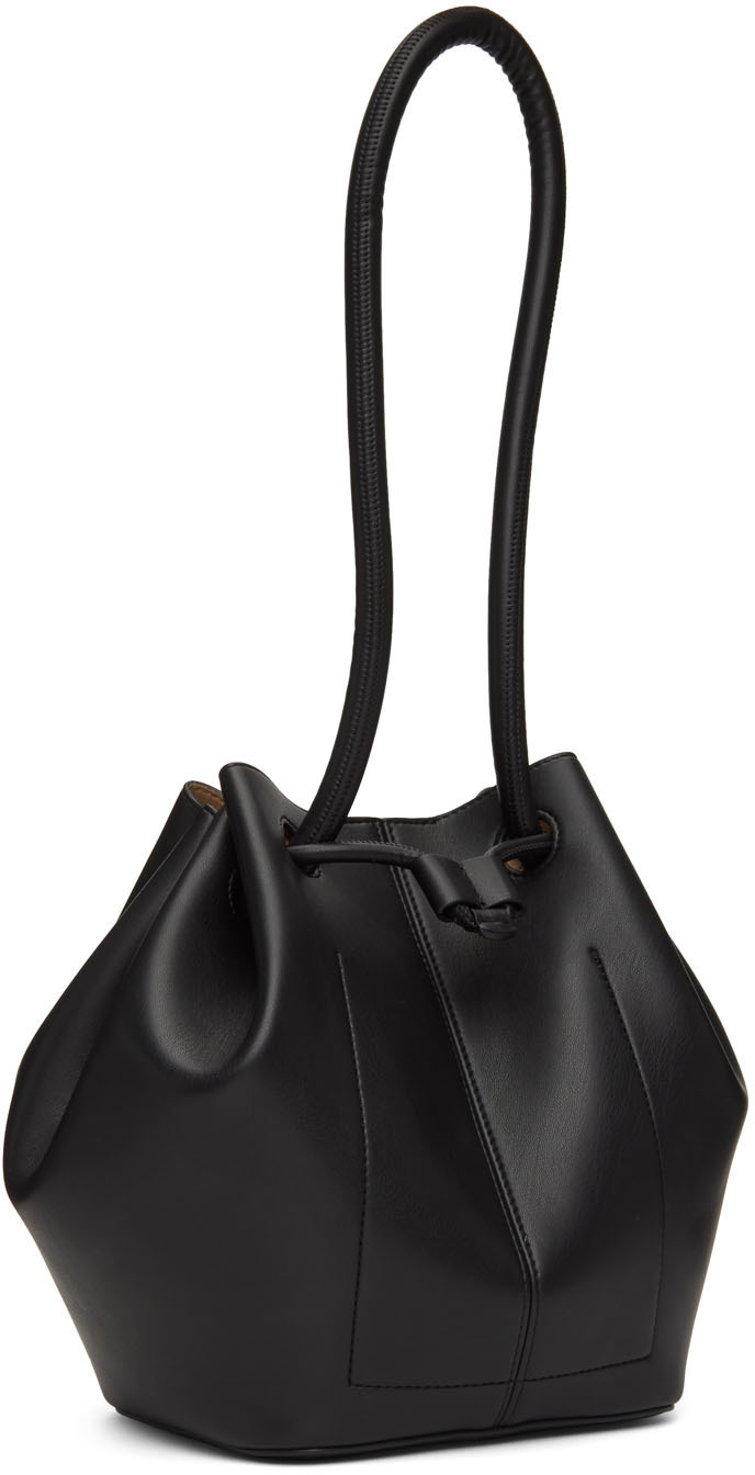Nanushka Black Elongated Bucket Shoulder Bag Nanushka