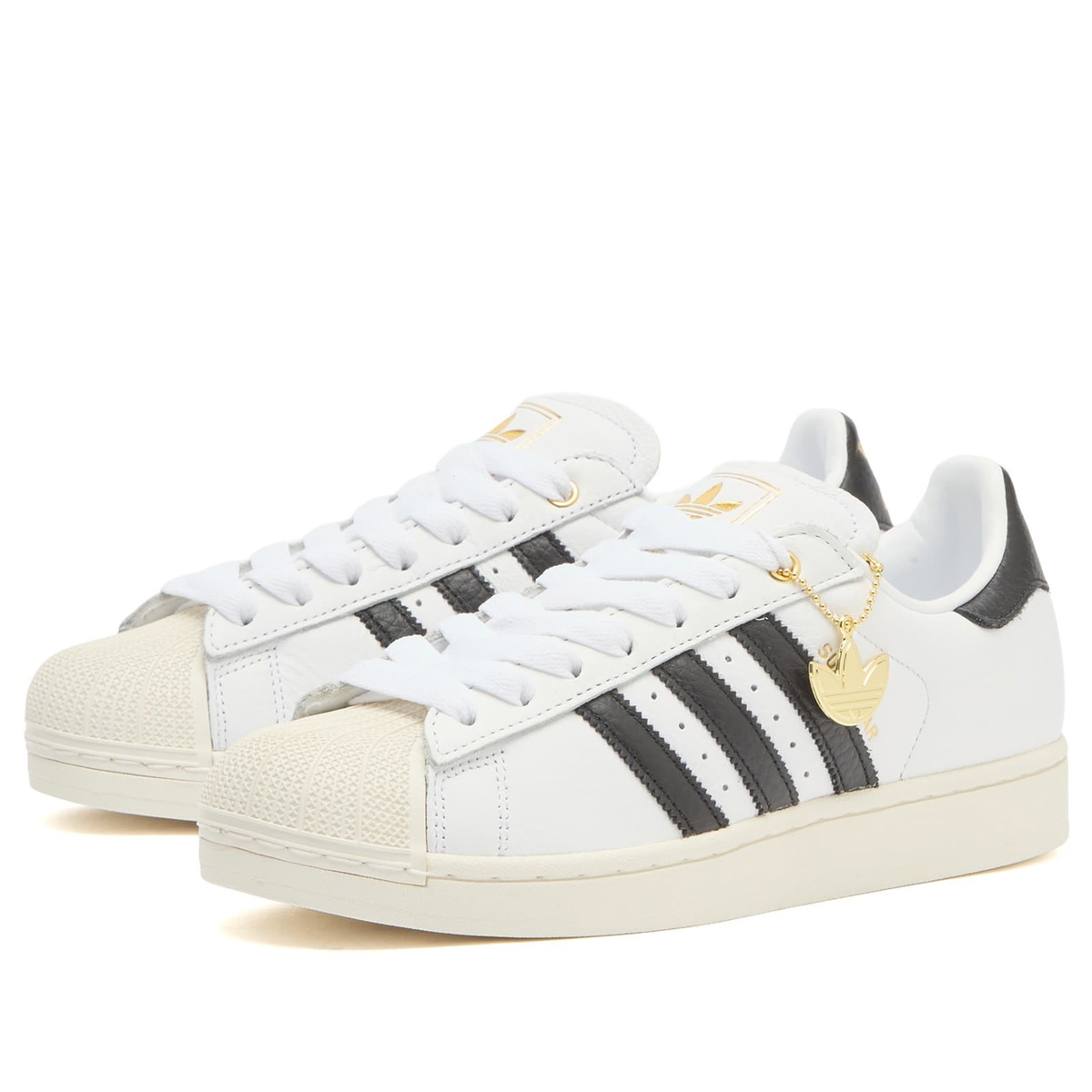 Adidas Superstar II Sneaker in Ftwr White/Core Black/Off White