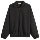 Fear of God ESSENTIALS Men's Active Trace 1/2 Zip Track Jacket in Vintage Black
