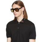 Gucci Black and Yellow Bold Sunglasses