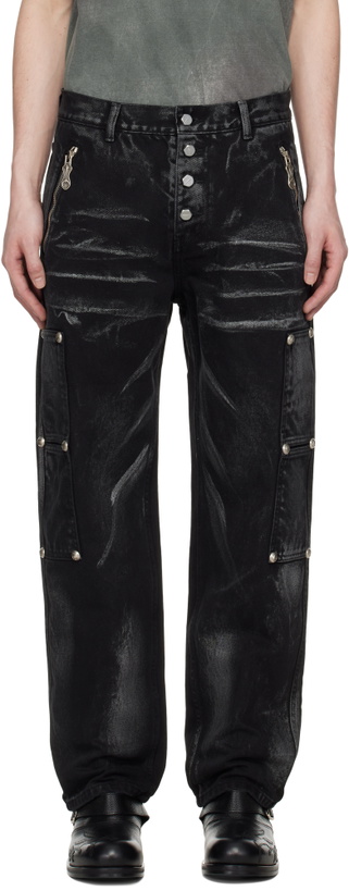 Photo: Thug Club Black Leave A Trace Jeans