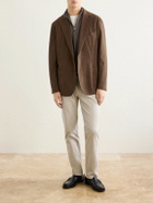 Peter Millar - Chatham Cotton-Cashmere Sigle Breasted Blazer - Brown