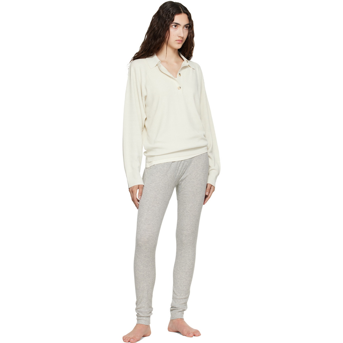 Calvin Klein Collection Gray Rosalie Leggings