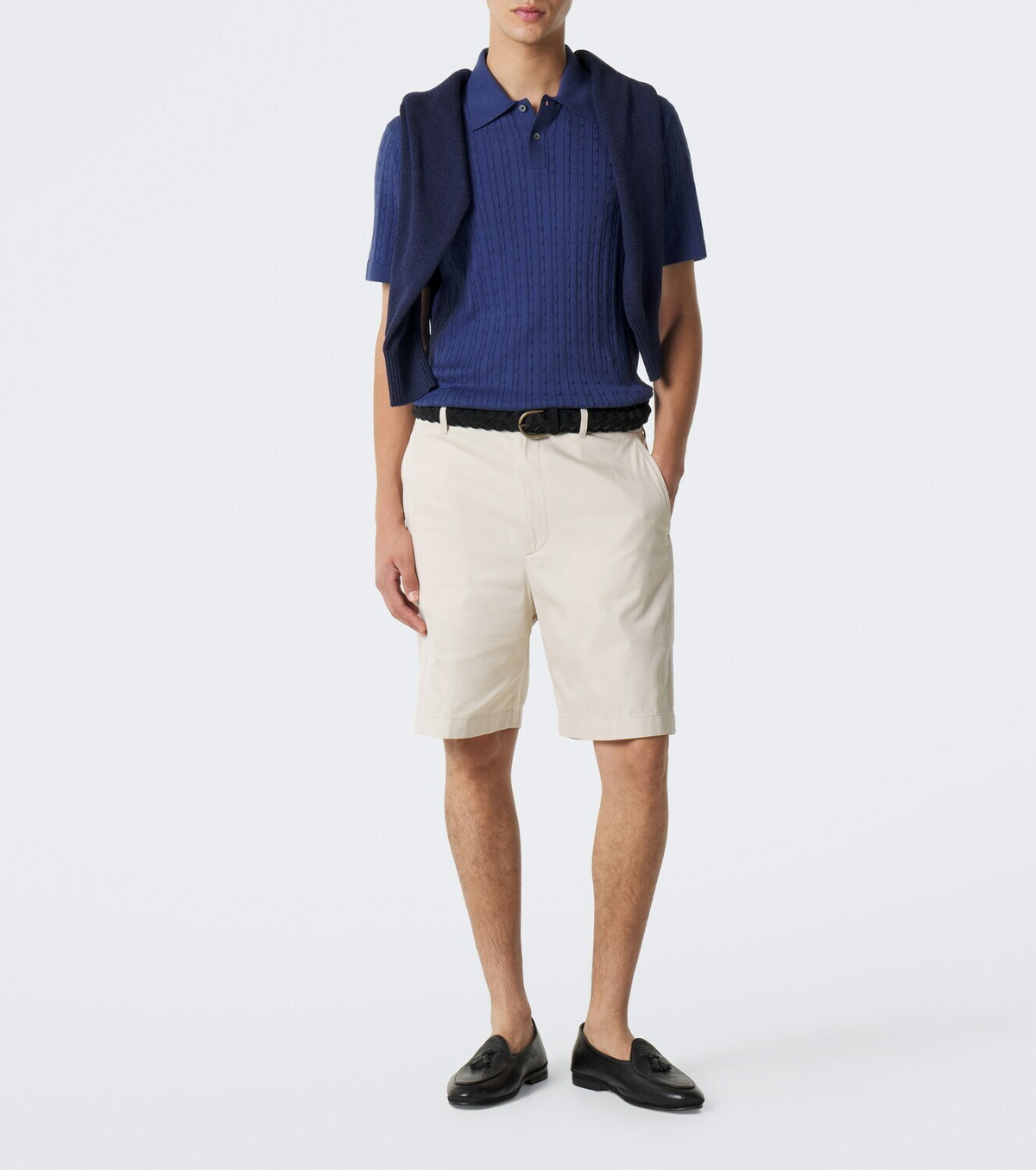 Dunhill Cotton twill Bermuda shorts