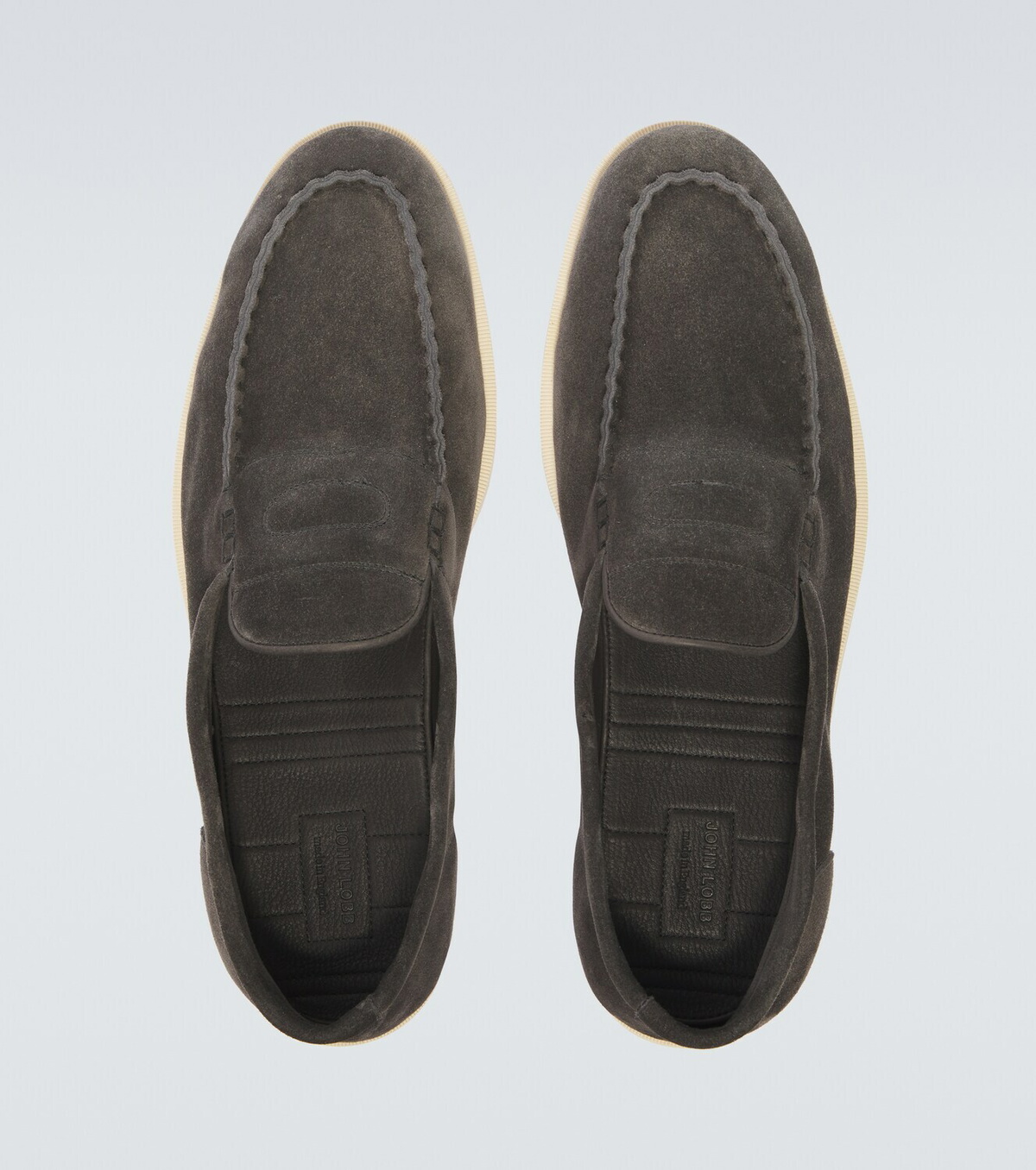 John Lobb Pace suede loafers