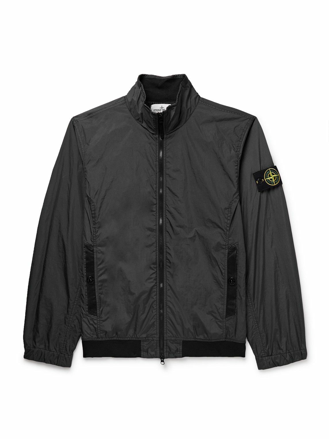 Stone island crinkle reps bomber jacket on sale