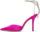 Jimmy Choo Pink Saeda 100 Heels