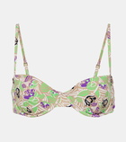 Tory Burch Floral bikini top