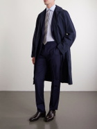 Brioni - Cutaway-Collar Cotton-Poplin Shirt - Blue